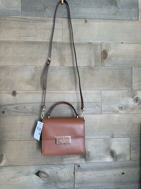 KATE SPADE  Reegan Saffiano Leather Top-Handle + Crossbody, NWT